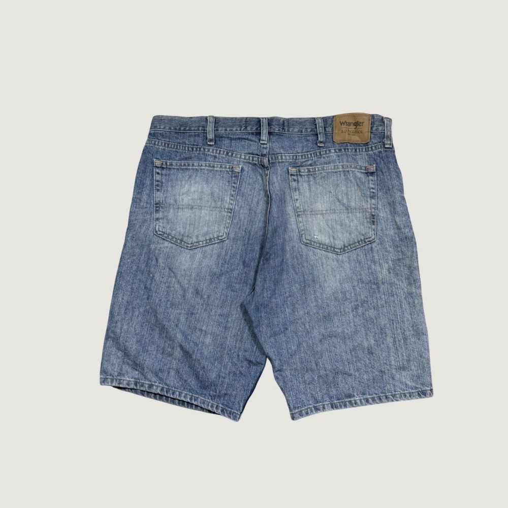Wrangler Authentics Mens Relaxed Fit Denim Shorts Blue Size 36 10ZM2S0MT